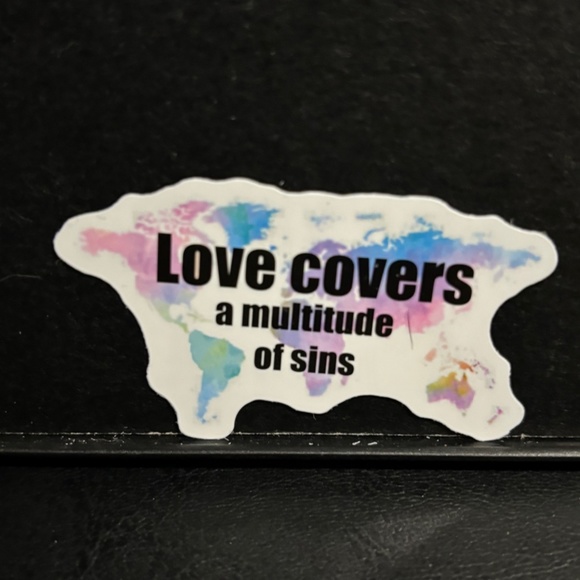 LOVE FAITH STICKER - Picture 1 of 1